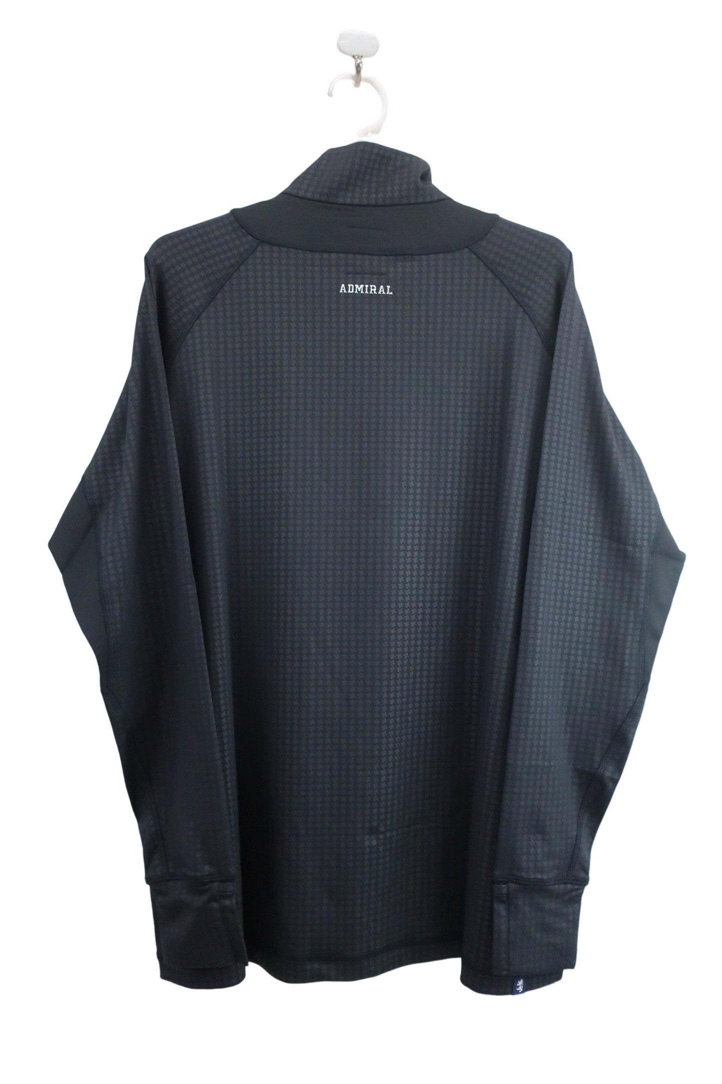 Admiral(アドミラル) 長袖ハーフジップシャツ 黒千鳥柄 メンズ LL ADMA968 N-5