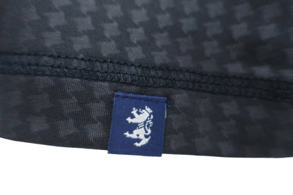 Admiral(アドミラル) 長袖ハーフジップシャツ 黒千鳥柄 メンズ LL ADMA968 N-7