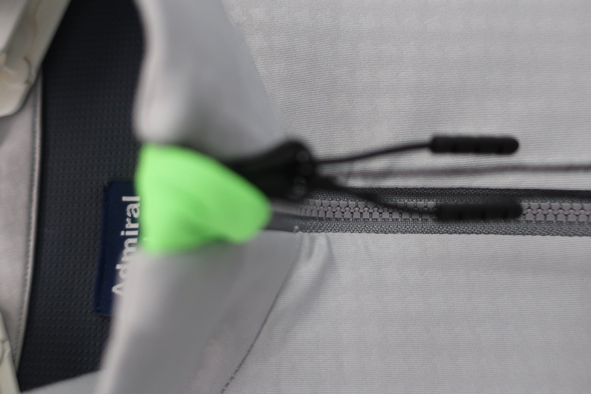 Admiral(アドミラル) 長袖ハーフジップシャツ グレー メンズ LL N-5