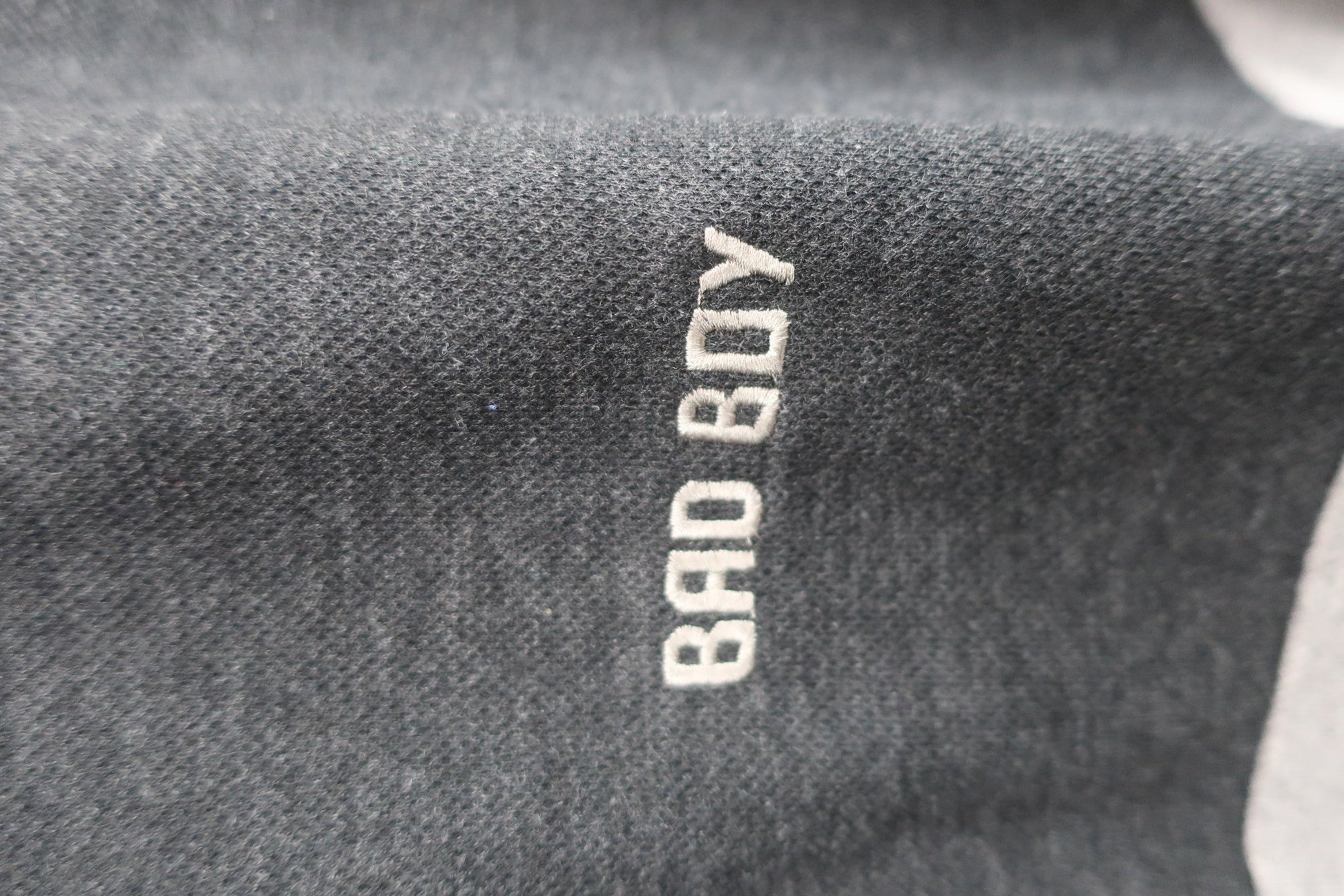 BAD BOY GOLF(バッドボーイ ゴルフ) 長袖ハーフジップシャツ 黒グレー メンズ O N-2