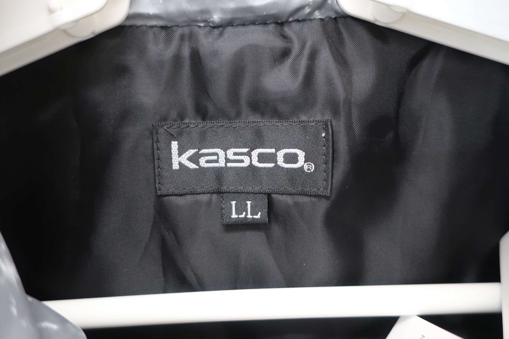 Kasco(キャスコ) 中綿ナイロンジャケット グレー総柄 メンズ LL N-3