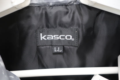 Kasco(キャスコ) 中綿ナイロンジャケット グレー総柄 メンズ LL N-3