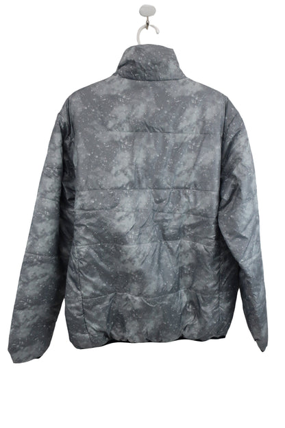 Kasco(キャスコ) 中綿ナイロンジャケット グレー総柄 メンズ LL N-5