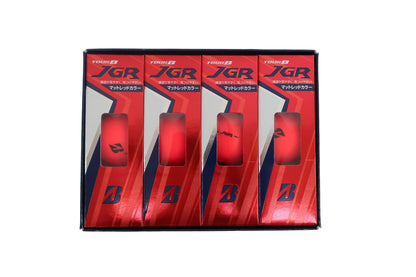 BRIDGESTONE GOLF(ブリヂストンゴルフ) ゴルフボール マットレッドカラー 1ダース TOUR B JGR 2018年モデル N-3