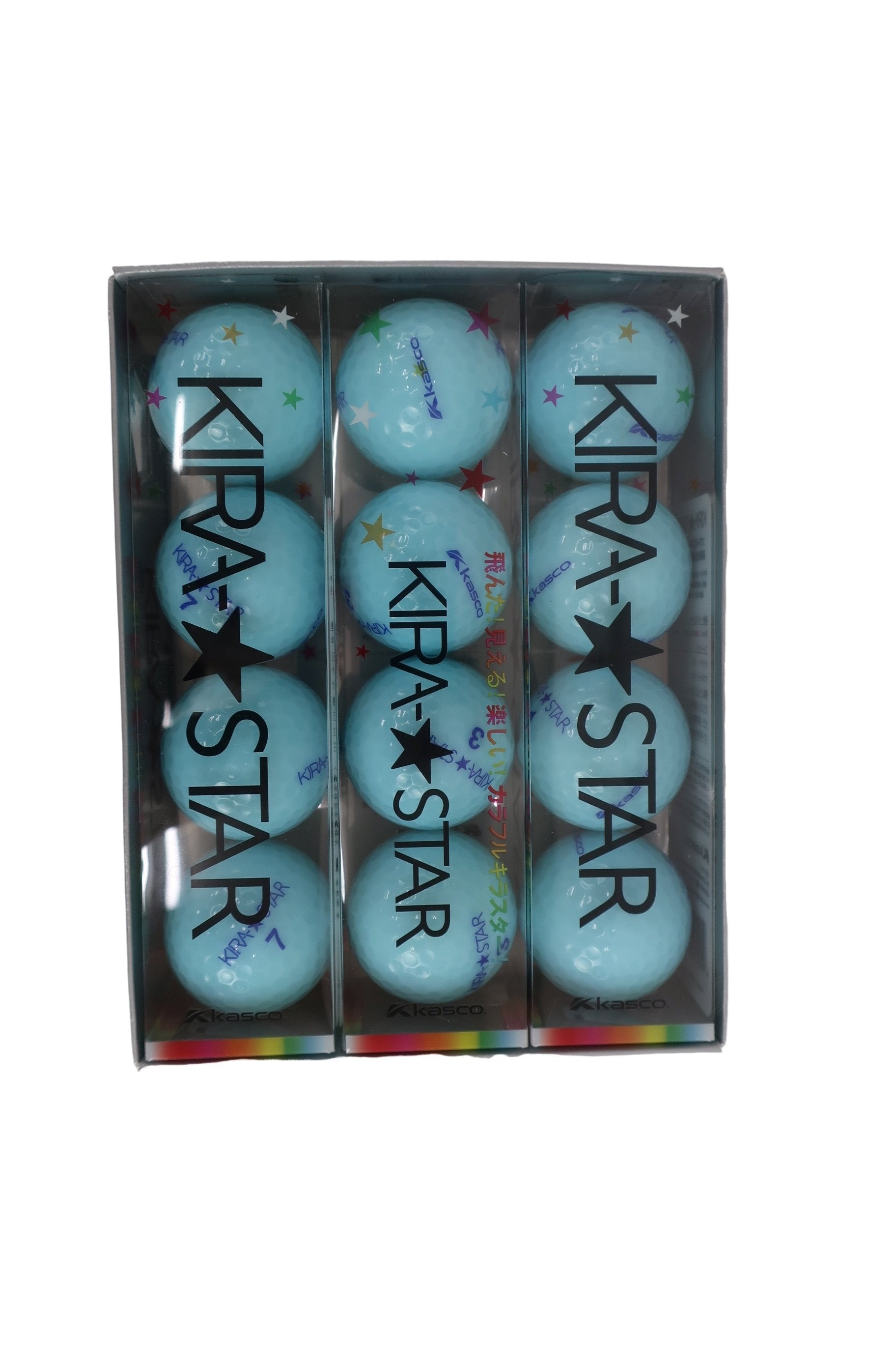 Kasco(キャスコ) ゴルフボール 水色 1ダース KIRA STAR N-2