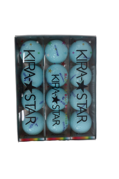 Kasco(キャスコ) ゴルフボール 水色 1ダース KIRA STAR N-2