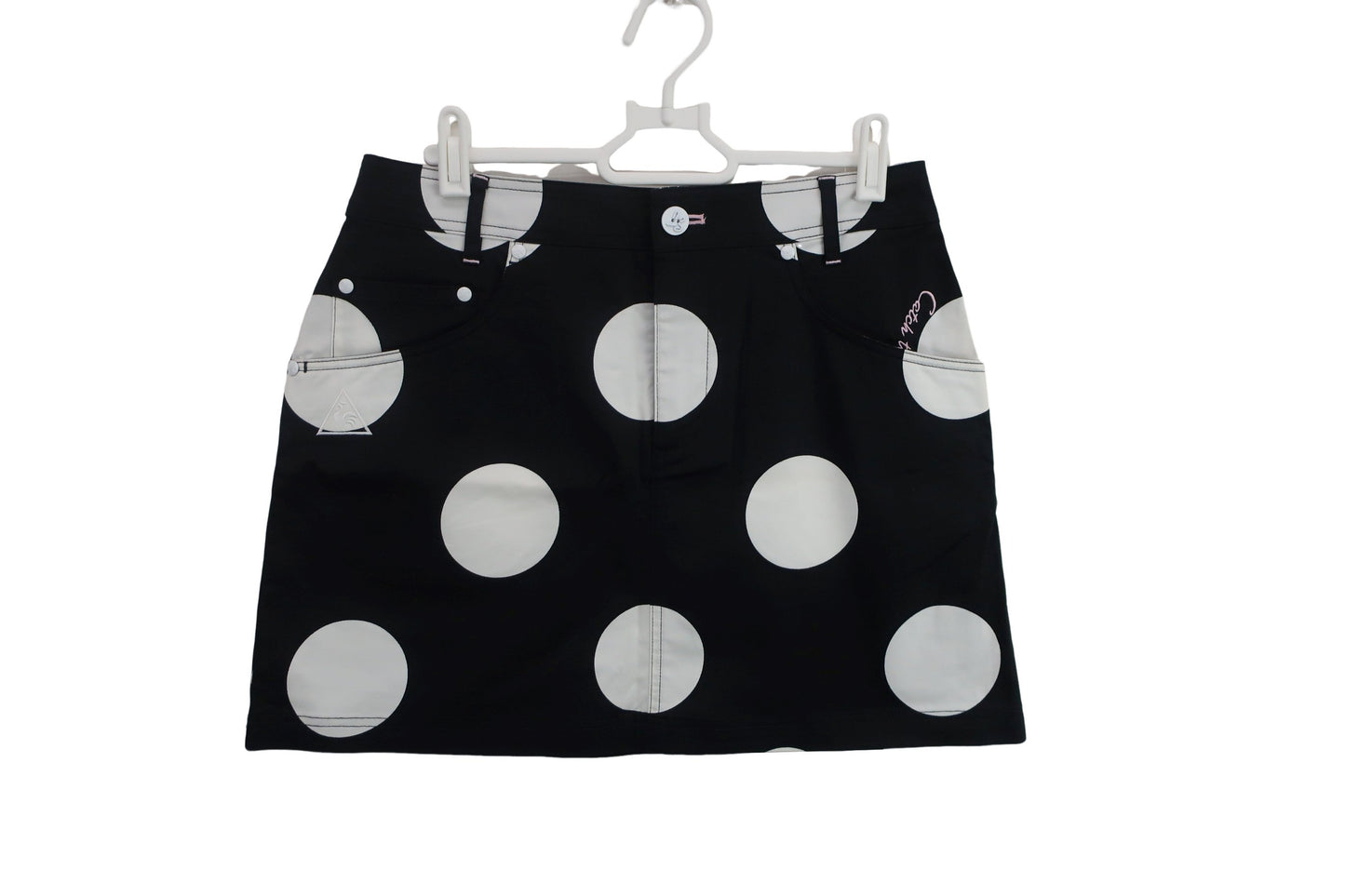 le coq sportif(ルコックスポルティフ) スカート 黒白水玉 レディース 9 A-1