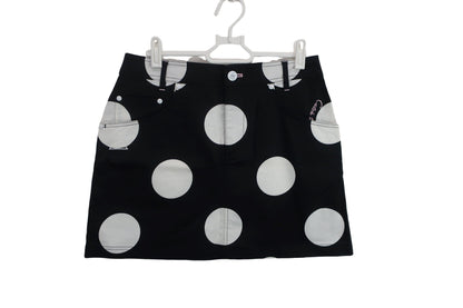le coq sportif(ルコックスポルティフ) スカート 黒白水玉 レディース 9 A-1