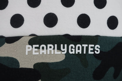 PEARLY GATES(パーリーゲイツ) トレーナー 白黒水玉 カモフラ柄 レディース 0 055-162214 C-6