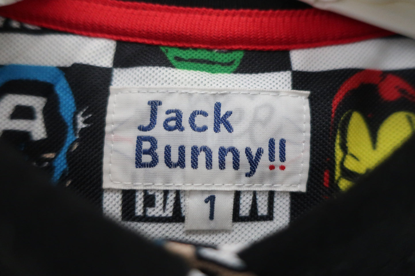 Jack Bunny(ジャックバニー) ポロシャツ 白黒マーベルコミックス レディース 1 263-0160444 A-3