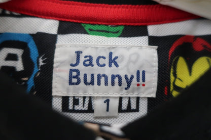 Jack Bunny(ジャックバニー) ポロシャツ 白黒マーベルコミックス レディース 1 263-0160444 A-3