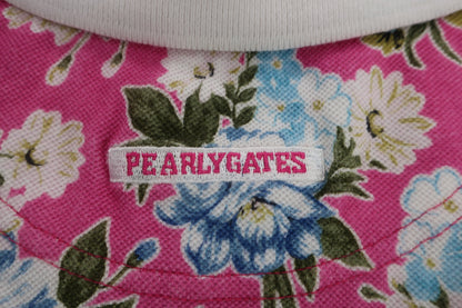 PEARLY GATES(パーリーゲイツ) ポロシャツ ピンク総柄 レディース 1 055-9160206 B-7