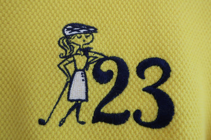 23区 GOLF(23区ゴルフ) ポロシャツ 黄色 レディース 1 A-2