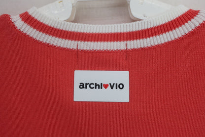 archivio(アルチビオ) ノースリーブニットシャツ ピンク レディース 36 A258219 N-5