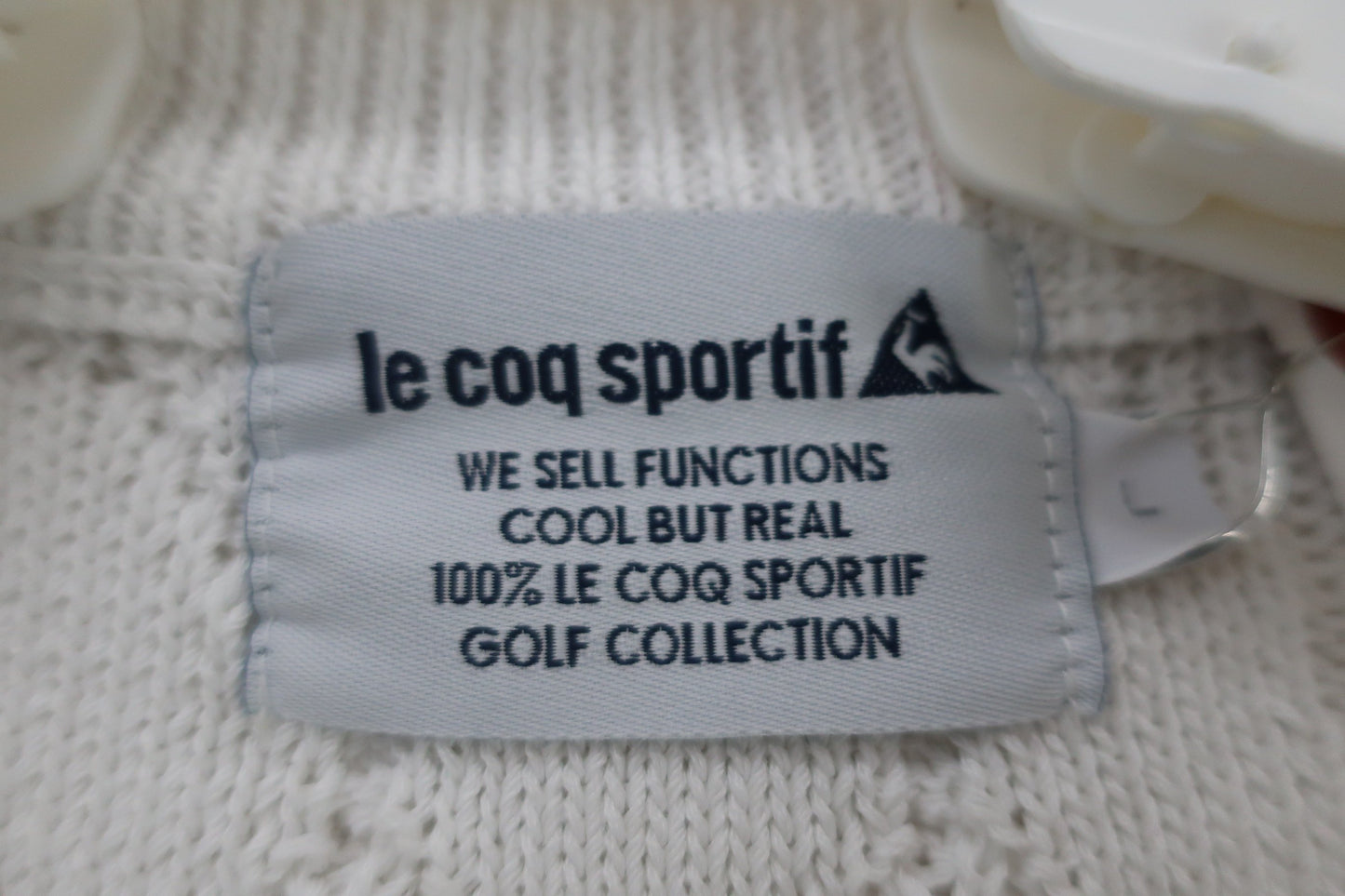 le coq sportif(ルコックスポルティフ) セーター 白 レディース L A-2