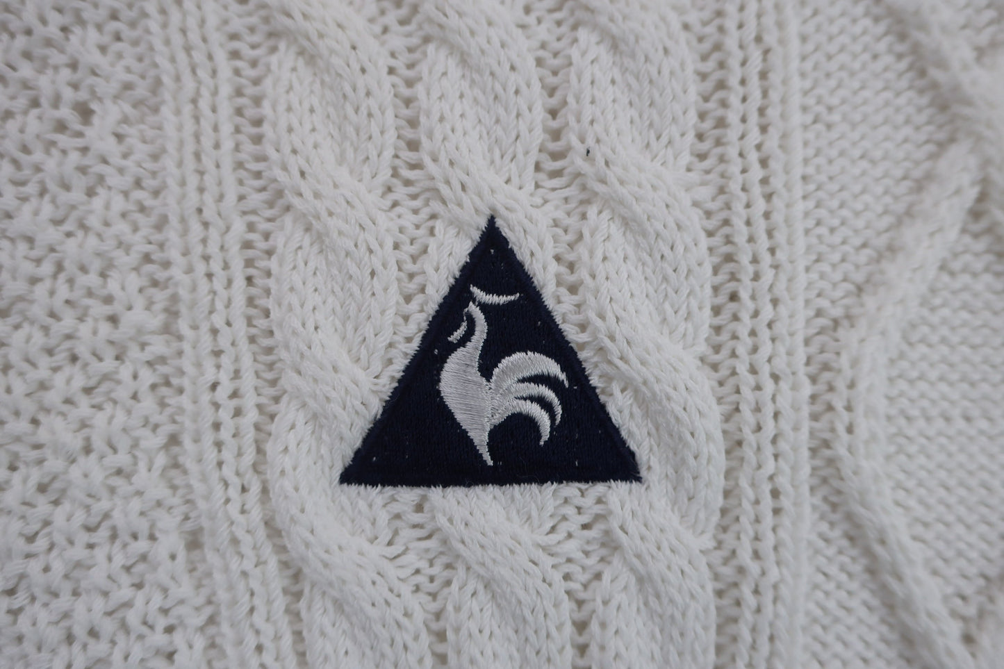 le coq sportif(ルコックスポルティフ) セーター 白 レディース L A-3
