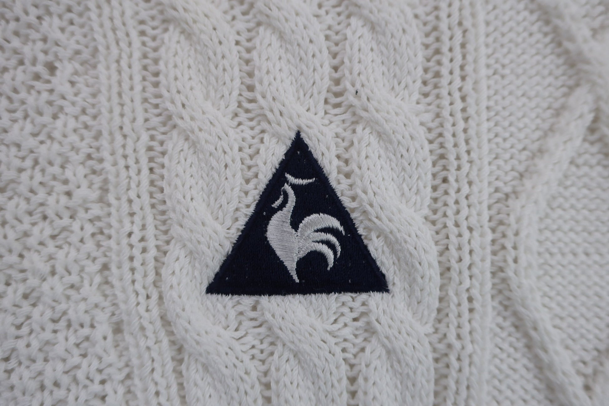 le coq sportif(ルコックスポルティフ) セーター 白 レディース L A-3