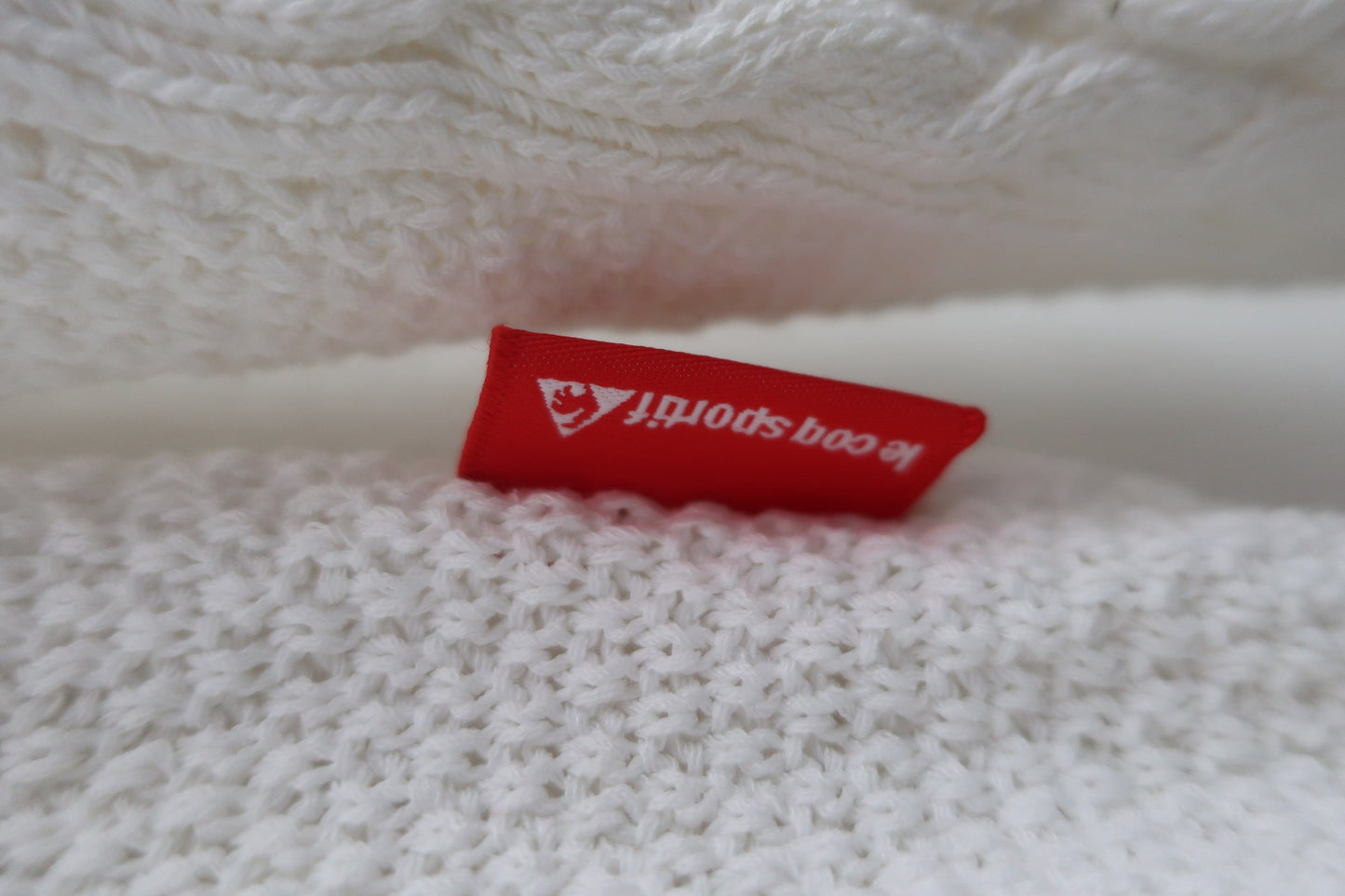 le coq sportif(ルコックスポルティフ) セーター 白 レディース L A-5