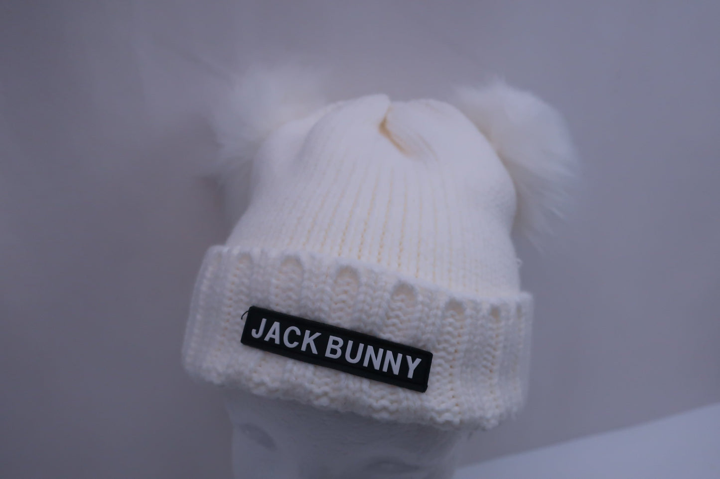Jack Bunny(ジャックバニー) ニット帽 白 レディース フリーサイズ 262-4287052 N-1