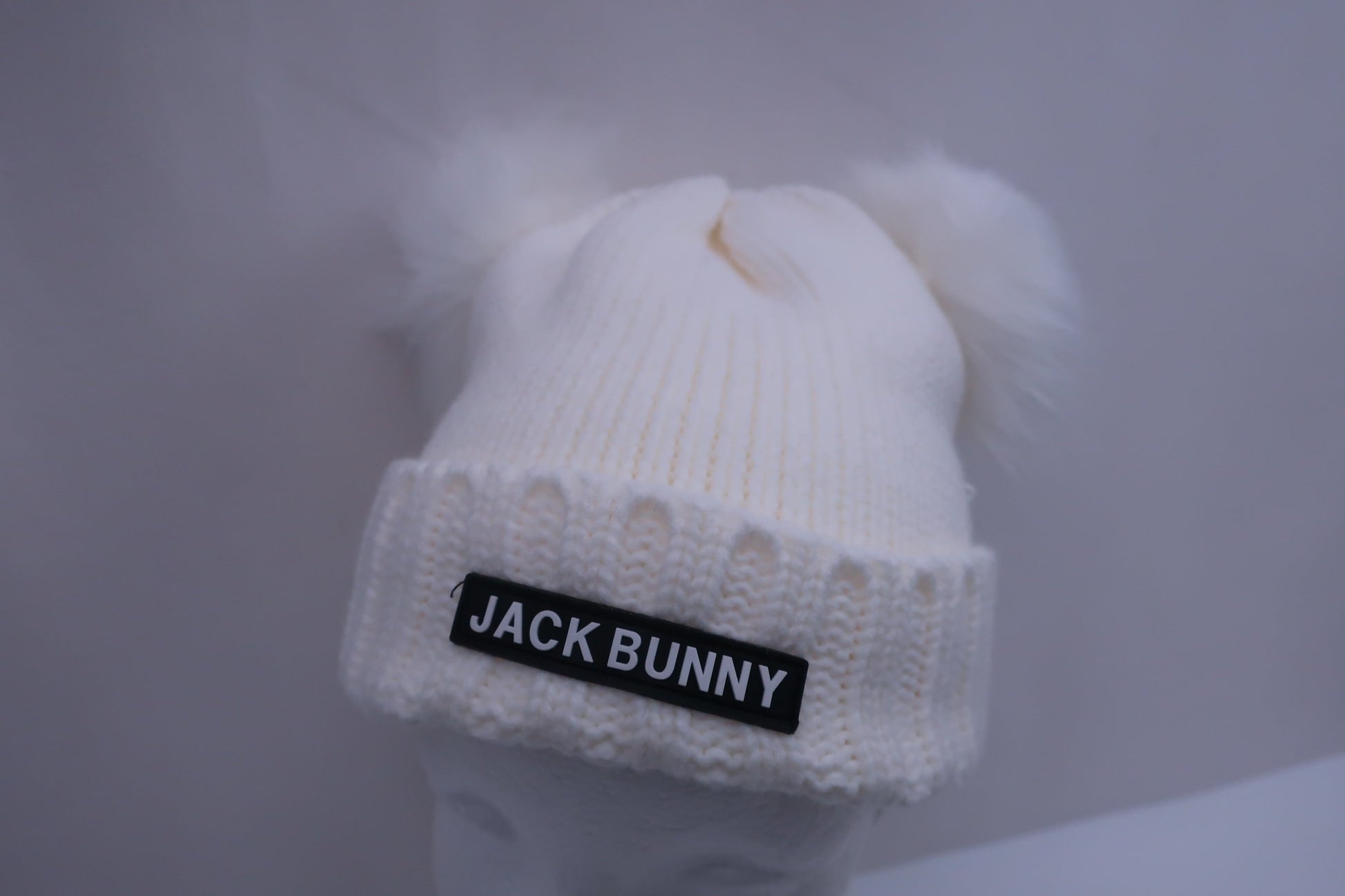 Jack Bunny(ジャックバニー) ニット帽 白 レディース フリーサイズ 262-4287052 N-1