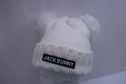 Jack Bunny(ジャックバニー) ニット帽 白 レディース フリーサイズ 262-4287052 N-1