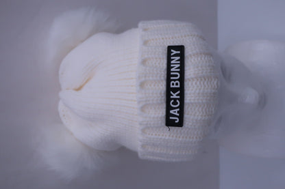 Jack Bunny(ジャックバニー) ニット帽 白 レディース フリーサイズ 262-4287052 N-2