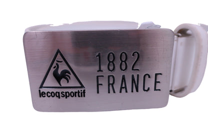 le coq sportif(ルコックスポルティフ) ベルト 白 レディース フリーサイズ A-2