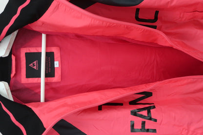 le coq sportif(ルコックスポルティフ) ナイロンジャケット ピンク黒 レディース M A-5