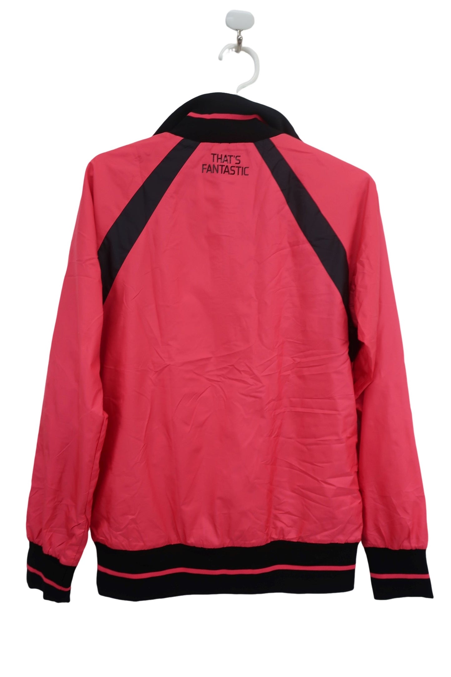 le coq sportif(ルコックスポルティフ) ナイロンジャケット ピンク黒 レディース M A-6