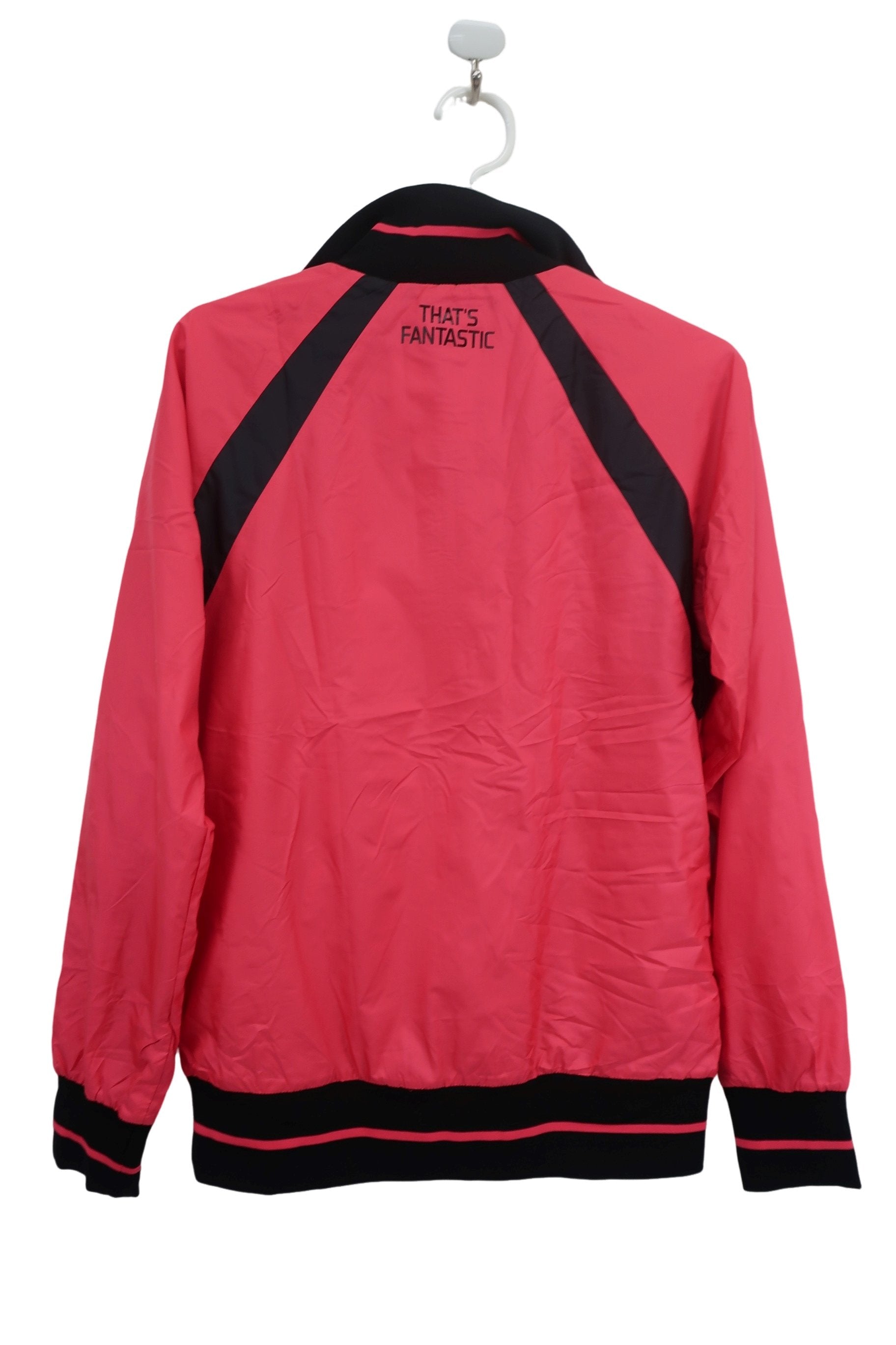 le coq sportif(ルコックスポルティフ) ナイロンジャケット ピンク黒 レディース M A-6