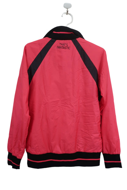 le coq sportif(ルコックスポルティフ) ナイロンジャケット ピンク黒 レディース M A-6