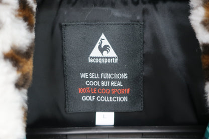 le coq sportif(ルコックスポルティフ) 中綿ダウンジャケット 緑ネイビーチェック レディース L QGWOJK07 A-5