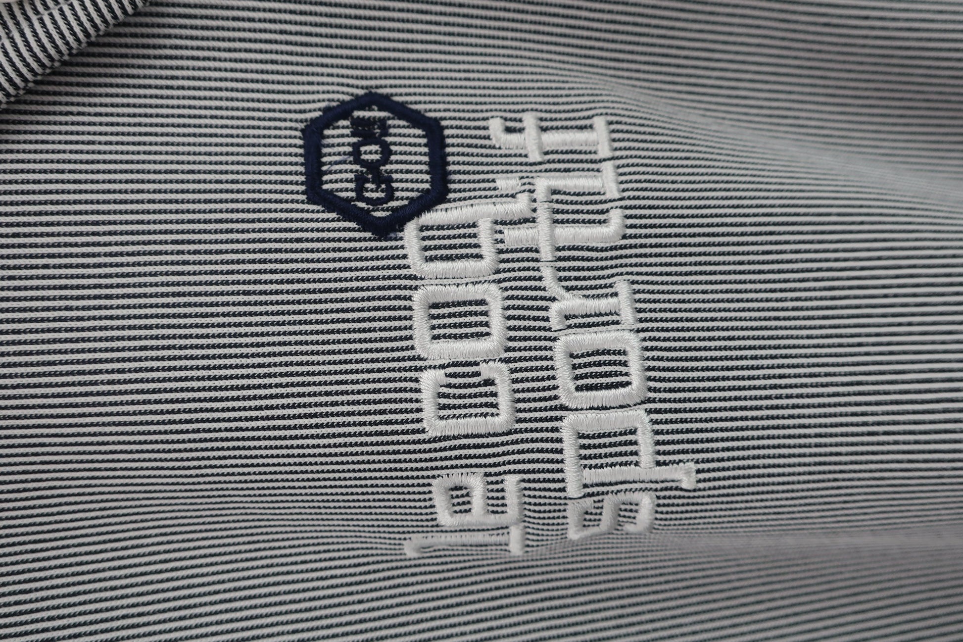 le coq sportif(ルコックスポルティフ) 長袖ポロシャツ ネイビーストライプ レディース L QGWPJB00 A-3