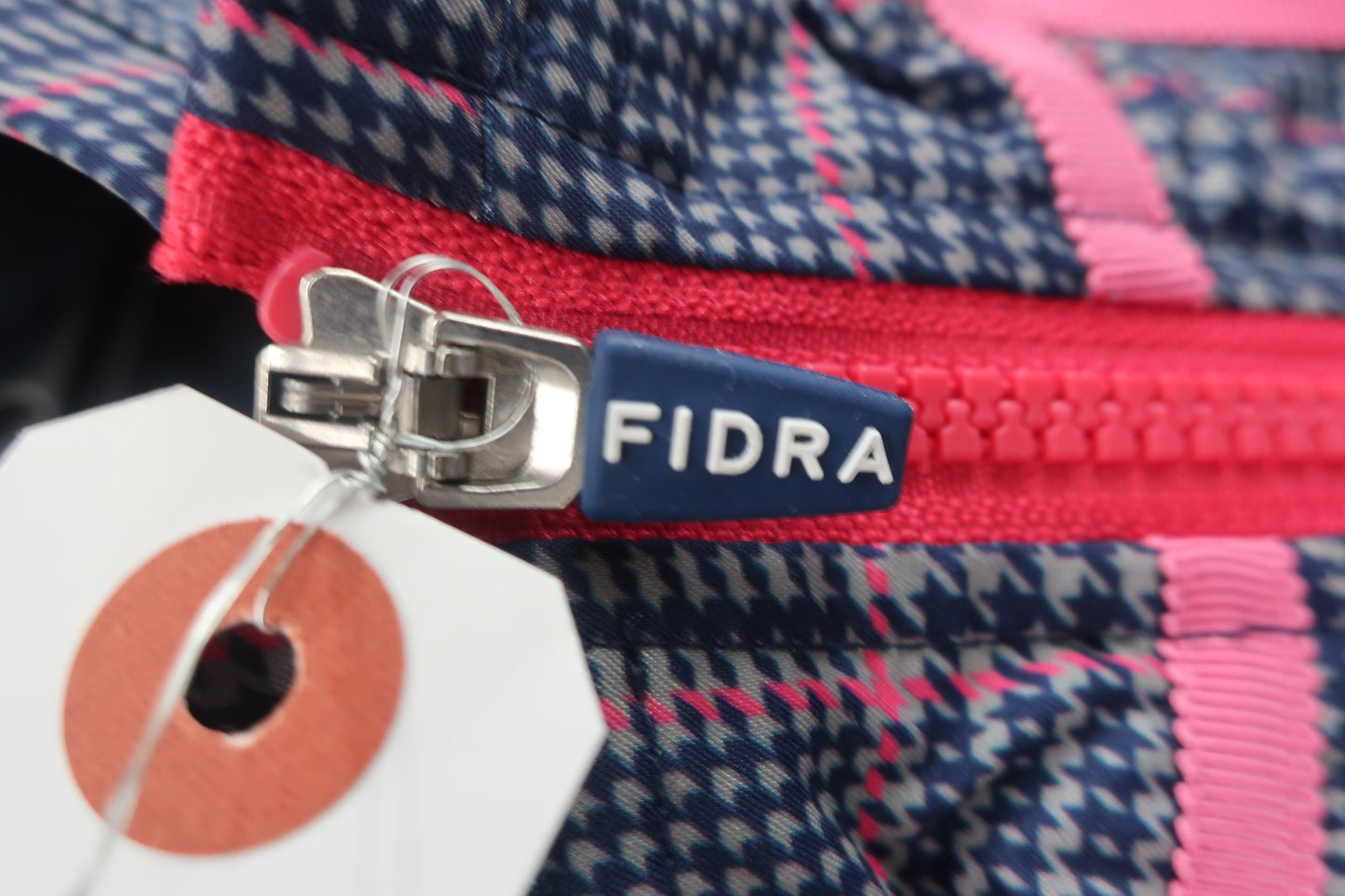 FIDRA(フィドラ) ジャケット(フリースベスト取り外し可能） グレーネイビー模様 レディース M FD5GUY01 B-3