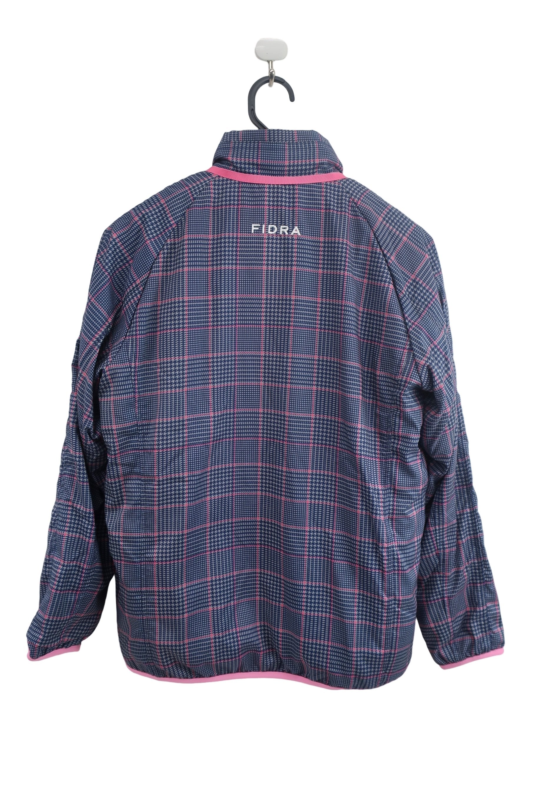 FIDRA(フィドラ) ジャケット(フリースベスト取り外し可能） グレーネイビー模様 レディース M FD5GUY01 B-6