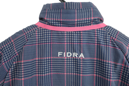 FIDRA(フィドラ) ジャケット(フリースベスト取り外し可能） グレーネイビー模様 レディース M FD5GUY01 B-7