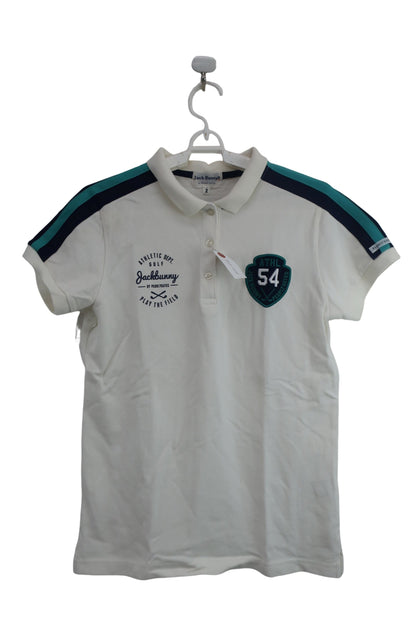 Jack Bunny(ジャックバニー) 半袖ポロシャツ 白 レディース 2 263-8160402 B-1