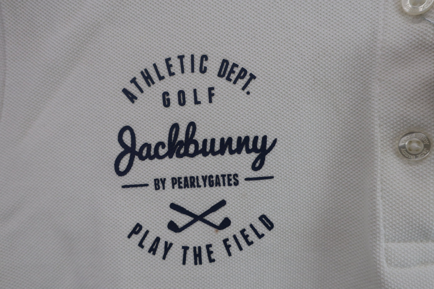 Jack Bunny(ジャックバニー) 半袖ポロシャツ 白 レディース 2 263-8160402 B-3