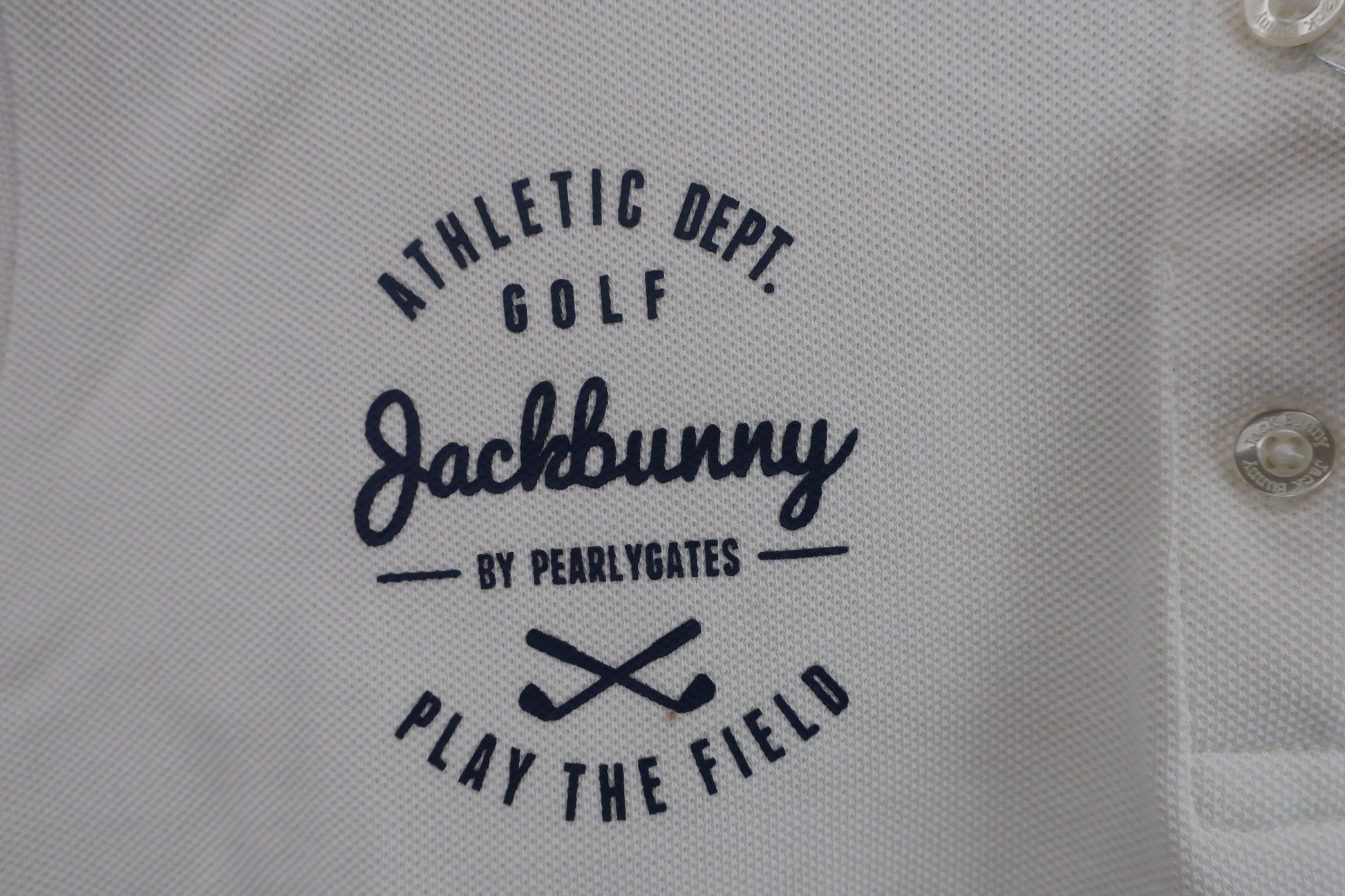 Jack Bunny(ジャックバニー) 半袖ポロシャツ 白 レディース 2 263-8160402 B-3