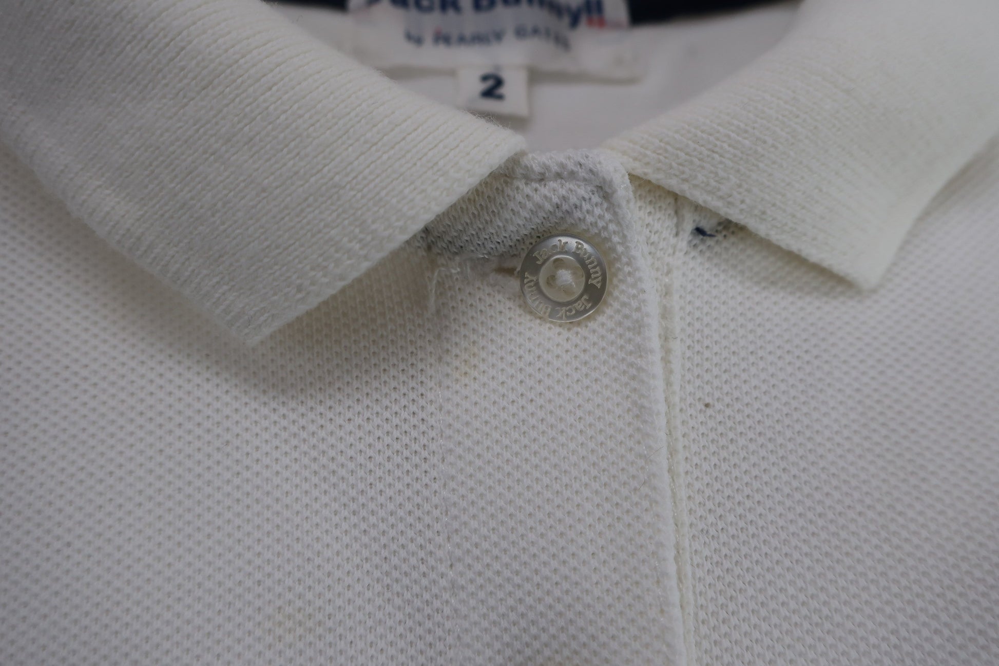 Jack Bunny(ジャックバニー) 半袖ポロシャツ 白 レディース 2 263-8160402 B-4