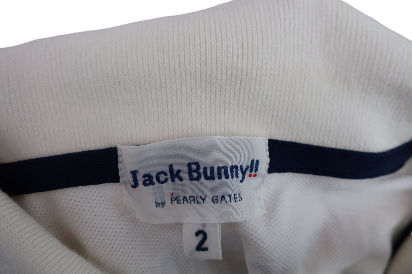 Jack Bunny(ジャックバニー) 半袖ポロシャツ 白 レディース 2 263-8160402 B-5