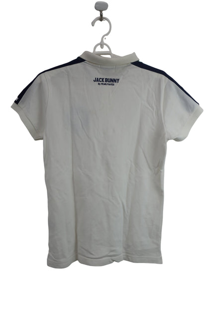 Jack Bunny(ジャックバニー) 半袖ポロシャツ 白 レディース 2 263-8160402 B-6
