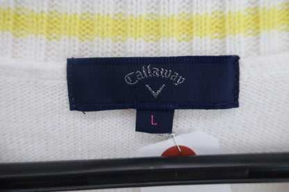 Callaway(キャロウェイ) セーター 白 レディース L 241-9260800 A-3