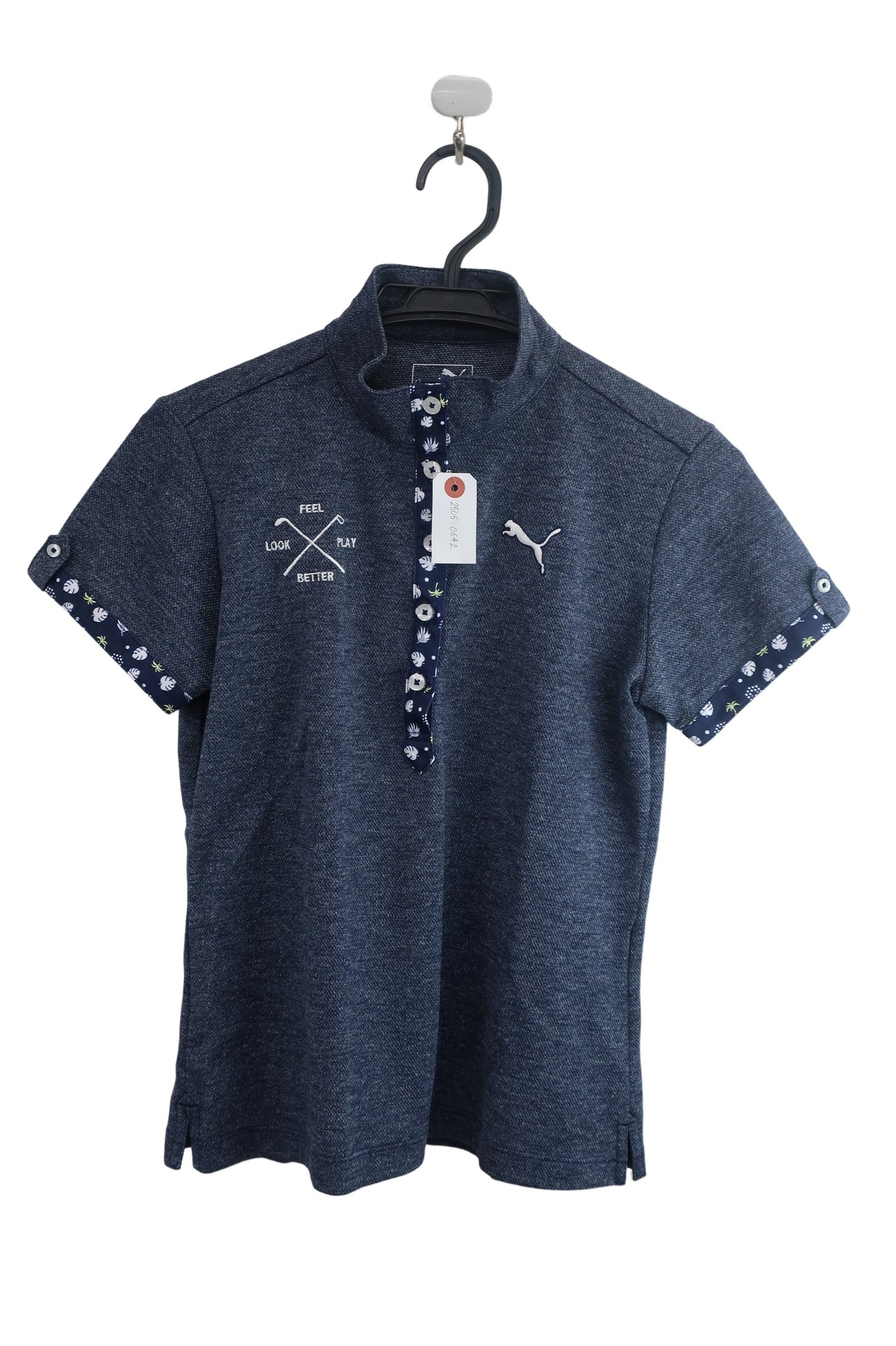 PUMA GOLF(プーマゴルフ) 半袖ポロシャツ ネイビー レディース M 923573 A-1