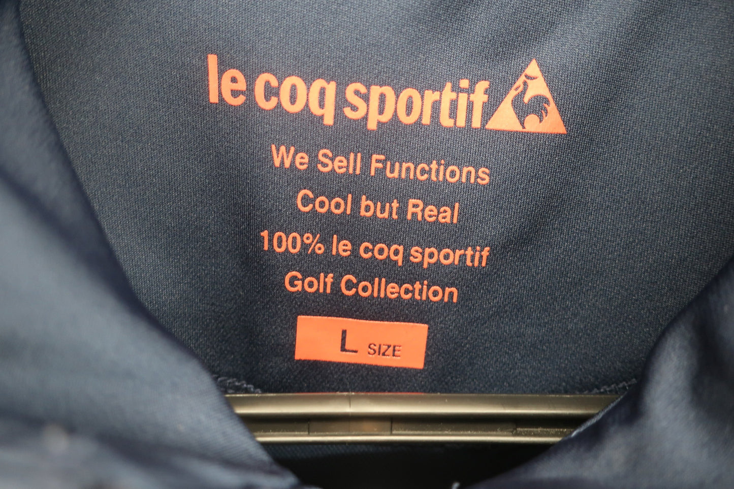 le coq sportif(ルコックスポルティフ) ハーフジップシャツ ネイビー白 レディース L QGWOJB00 A-3