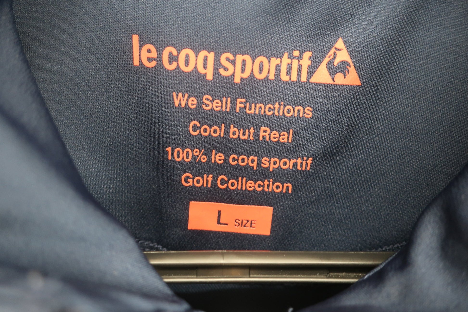 le coq sportif(ルコックスポルティフ) ハーフジップシャツ ネイビー白 レディース L QGWOJB00 A-3