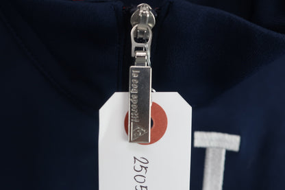 le coq sportif(ルコックスポルティフ) ハーフジップシャツ ネイビー白 レディース L QGWOJB00 A-4