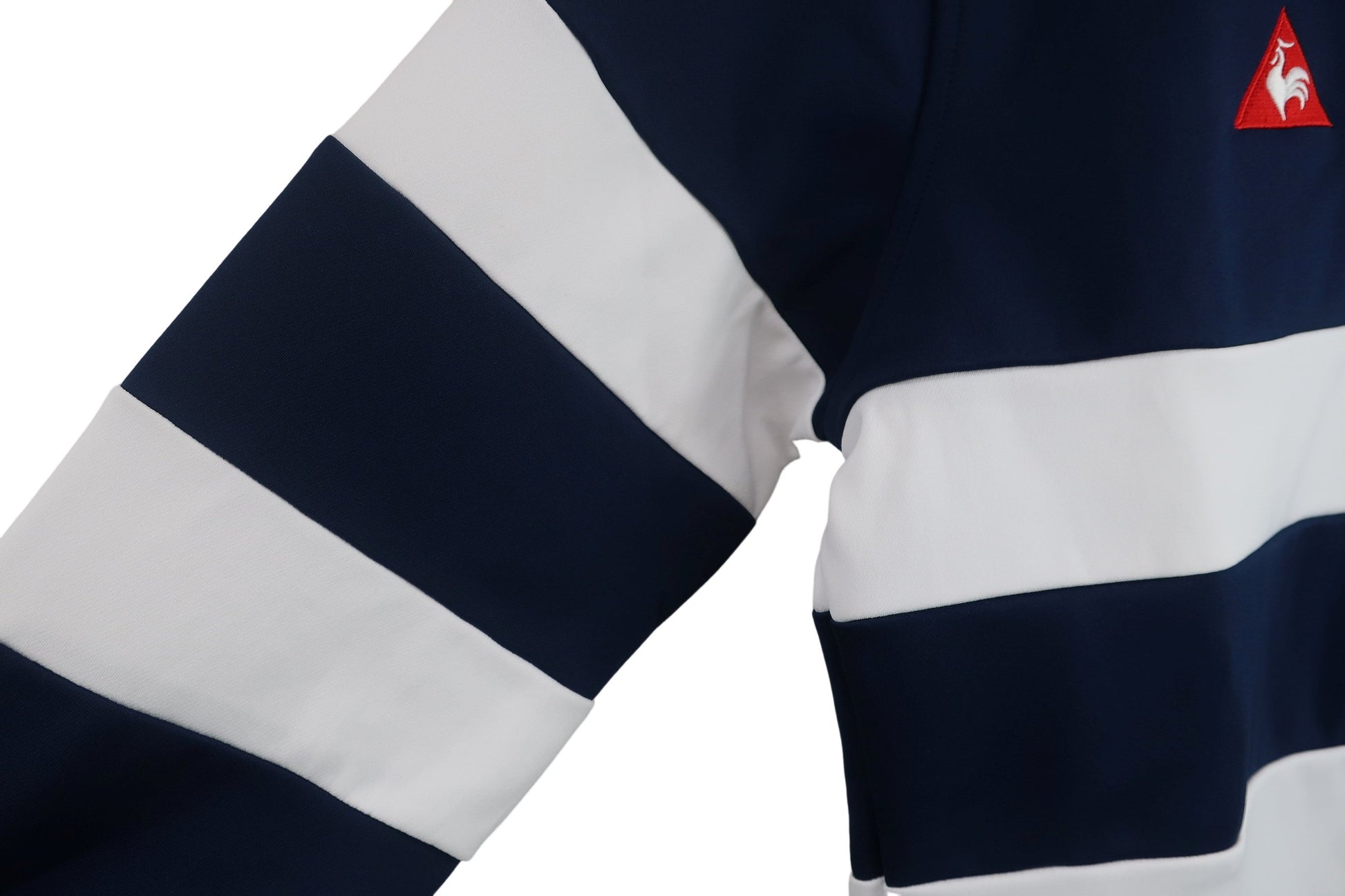 le coq sportif(ルコックスポルティフ) ハーフジップシャツ ネイビー白 レディース L QGWOJB00 A-5