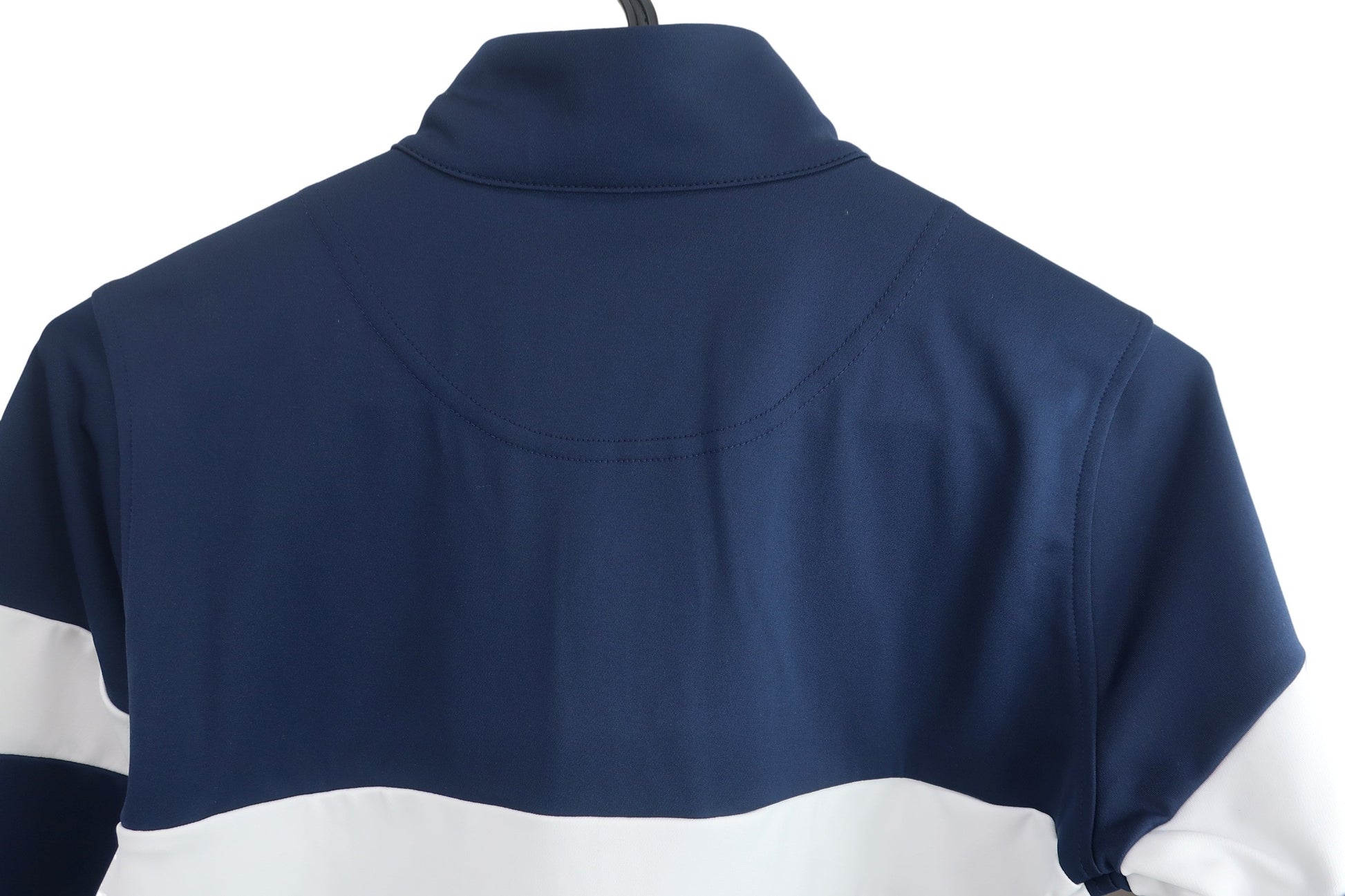 le coq sportif(ルコックスポルティフ) ハーフジップシャツ ネイビー白 レディース L QGWOJB00 A-8