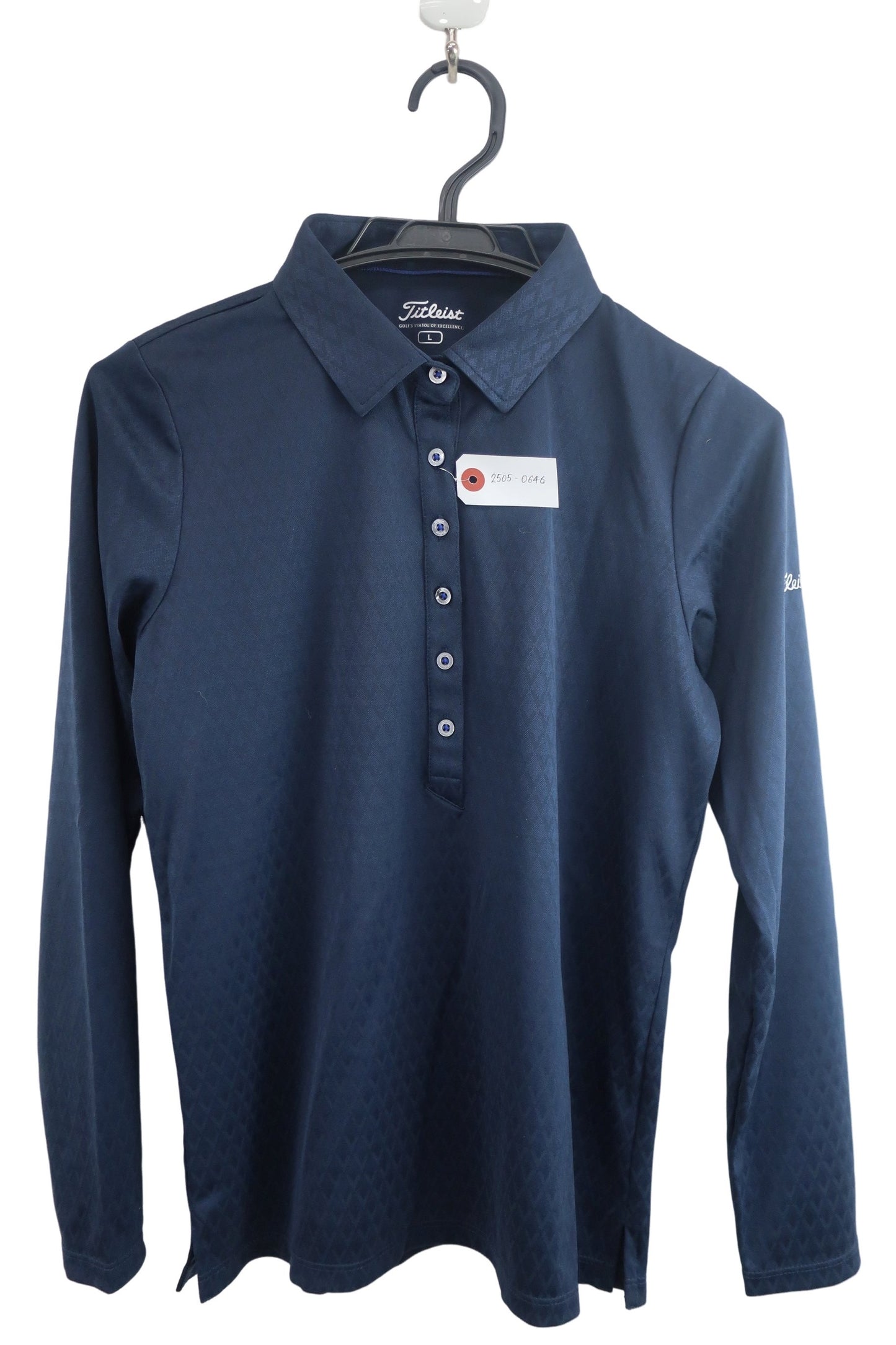 Titleist(タイトリスト) 長袖ポロシャツ ネイビー レディース L TWWC1803 A-1